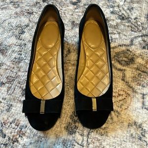 Michael Kors Velvet Block Heels Size 10
